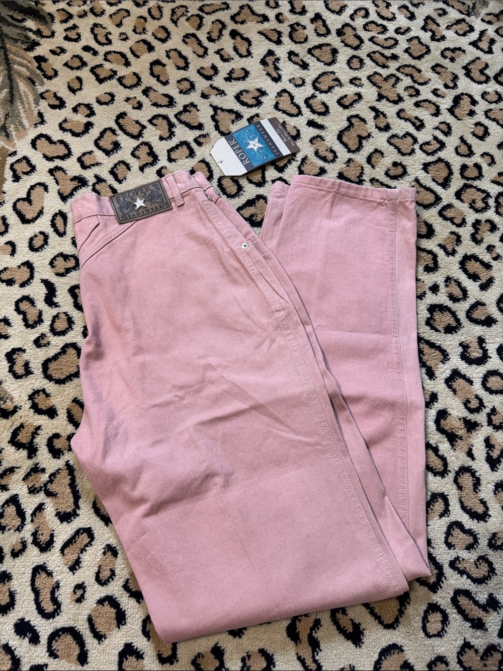 Roper Dusty Pink Straight-Leg Jeans